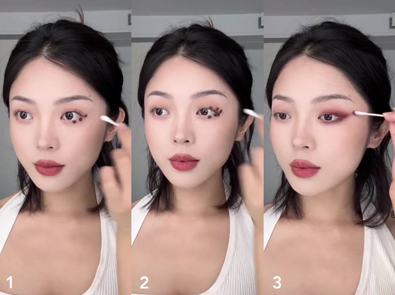 Cách 1: Trang điểm mắt “điểm nhấn nhỏ” – nhanh gọn mà vẫn có chiều sâu