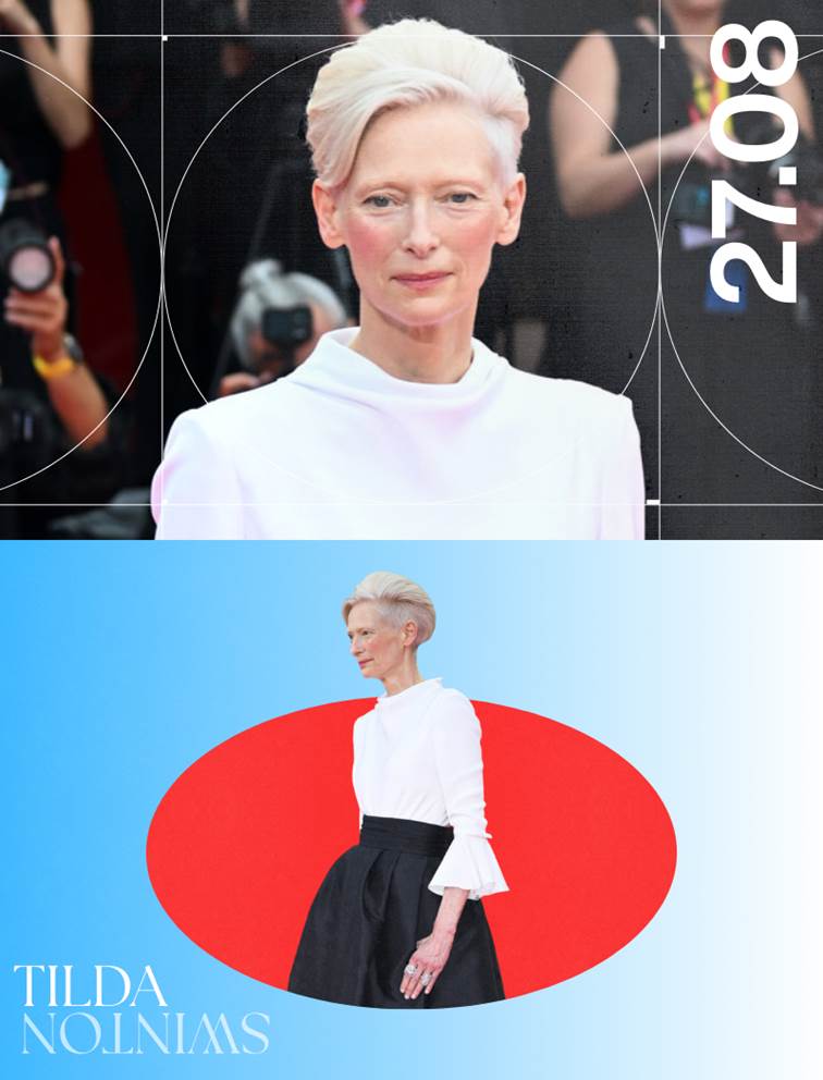 Tilda Swinton – Khi mohawk biến thành tác phẩm điêu khắc