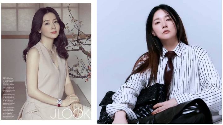 Tóc ngang lưng dịu dàng của Lee Young Ae