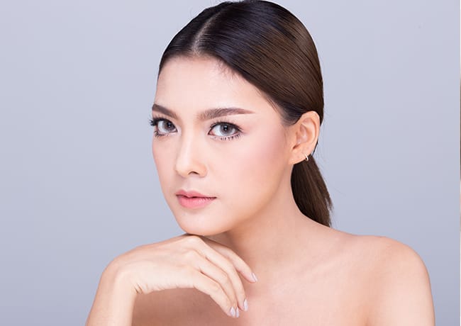 1. Lông mày ngang tự nhiên