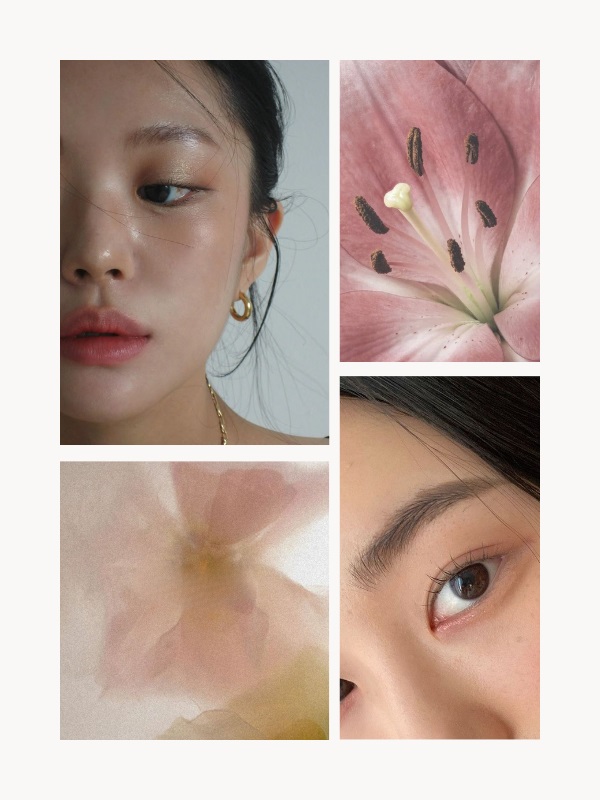 Lông mày thẳng mềm mại: Tinh tế và trẻ trung