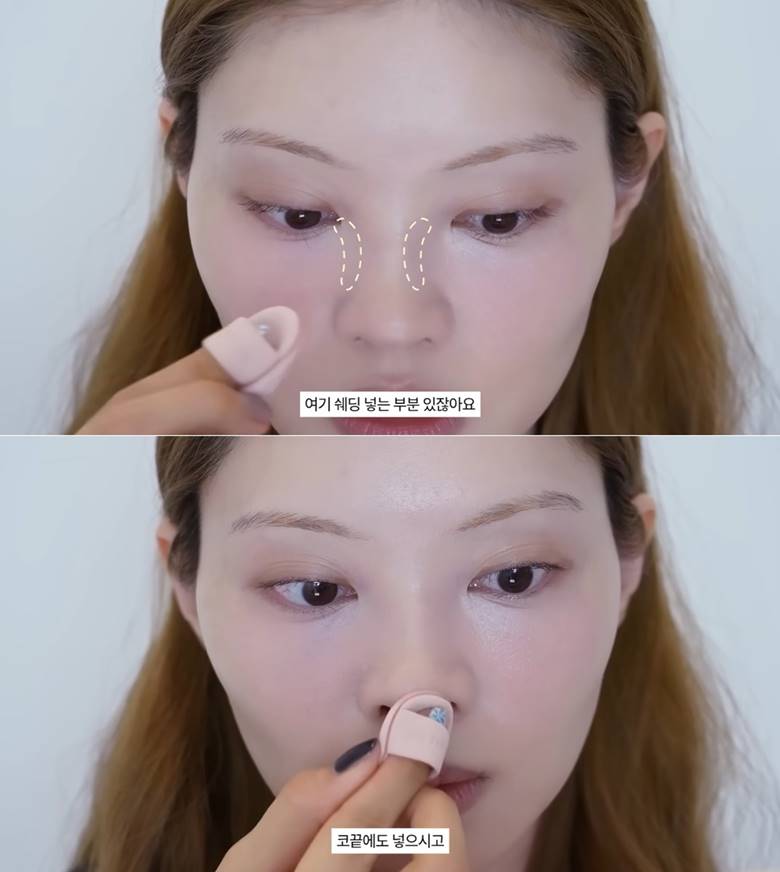 Dùng má hồng thay cho shading để khuôn mặt không bị xỉn