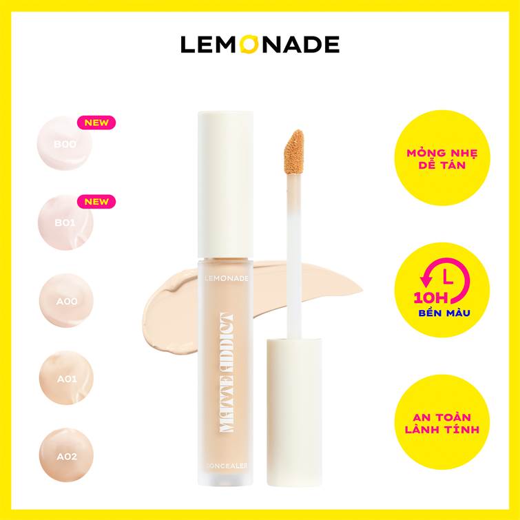  Kem che khuyết điểm Lemonade Matte Addict Concealer 