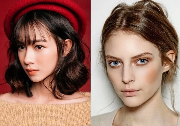 makeup mắt tone cam đất