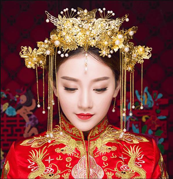 Makeup cô dâu theo phong cách Trung Quốc
